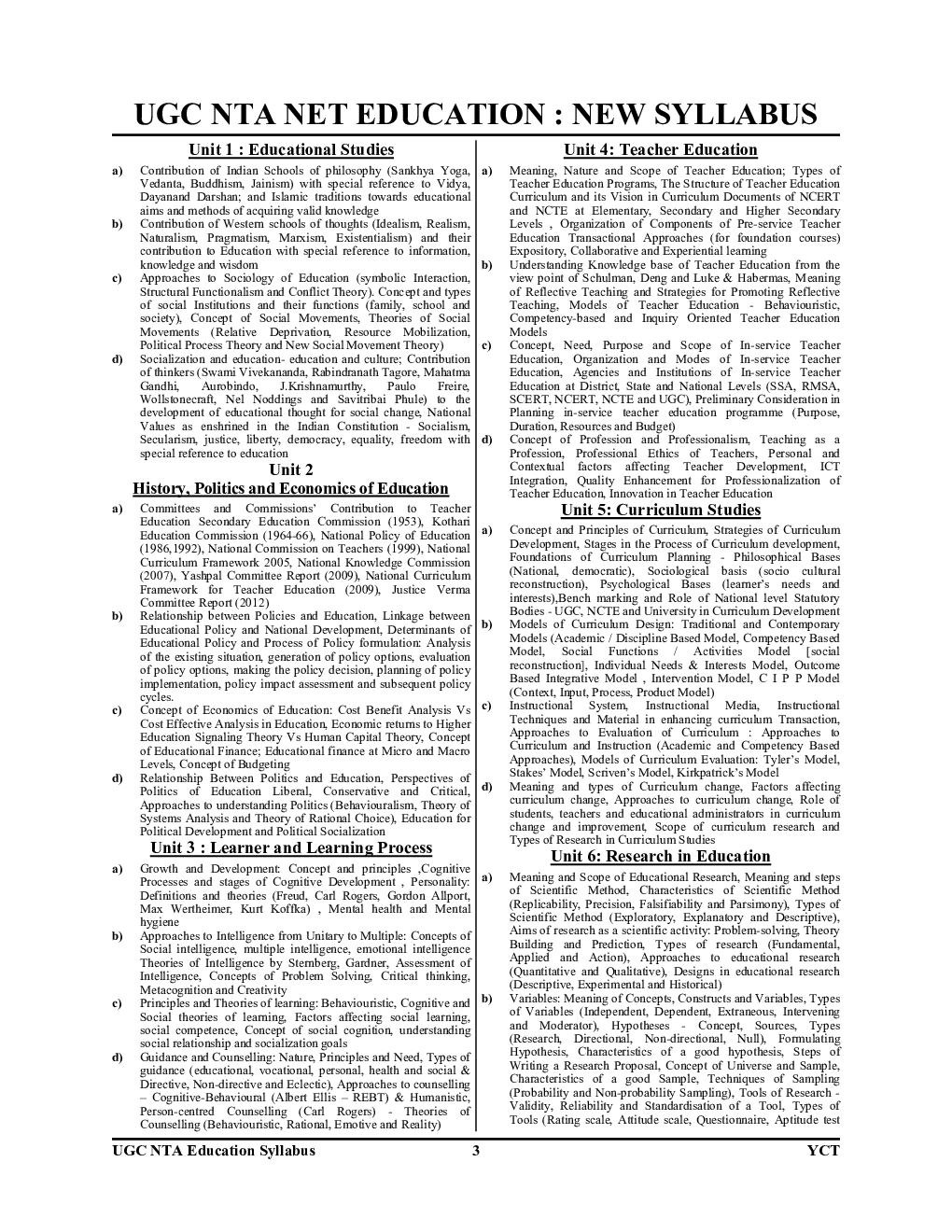 NTA/UGC-NET/JRF National Testing Agency शिक्षाशास्त्र (प्रश्न प्रत्र-II) परीक्षा ज्ञान कोष 2022-23 - Page 4