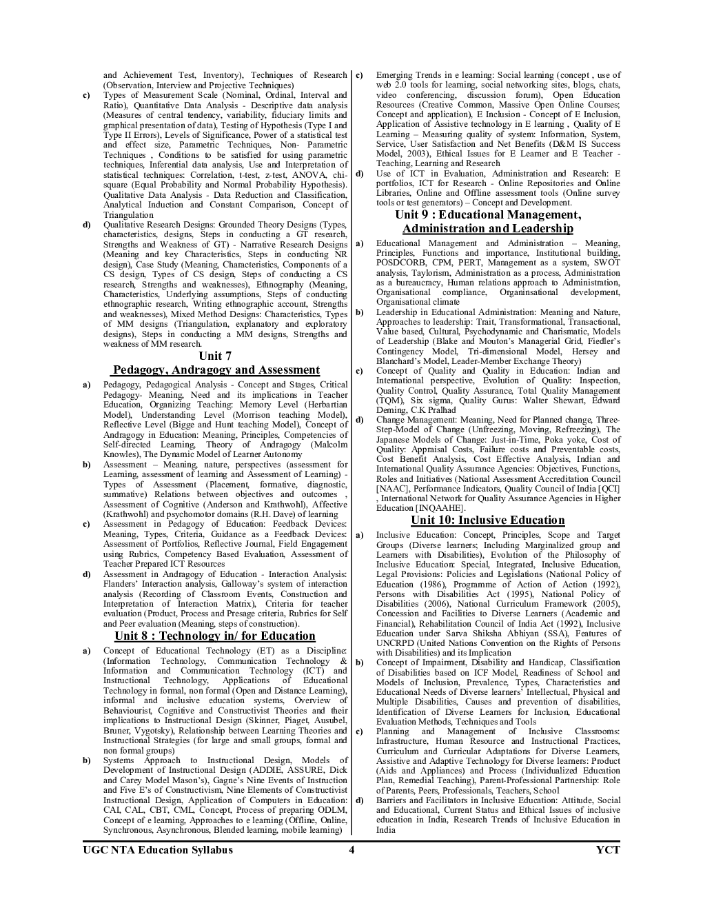 NTA/UGC-NET/JRF National Testing Agency शिक्षाशास्त्र (प्रश्न प्रत्र-II) परीक्षा ज्ञान कोष 2022-23 - Page 5