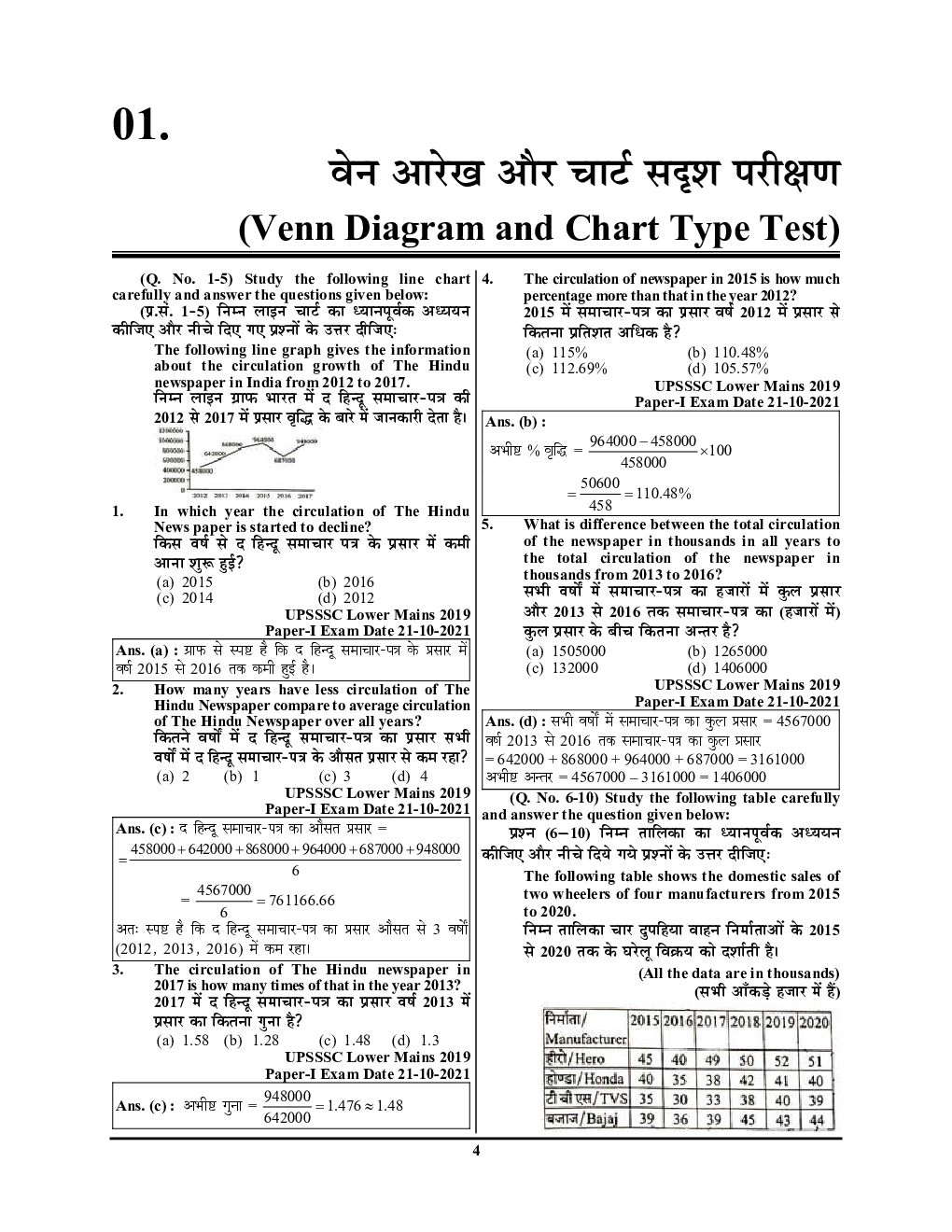 UPSSSC एडवांस रीजनिंग (Advance Reasoning) अध्यायवार सॉल्व्ड पेपर्स 2022-23 - Page 5