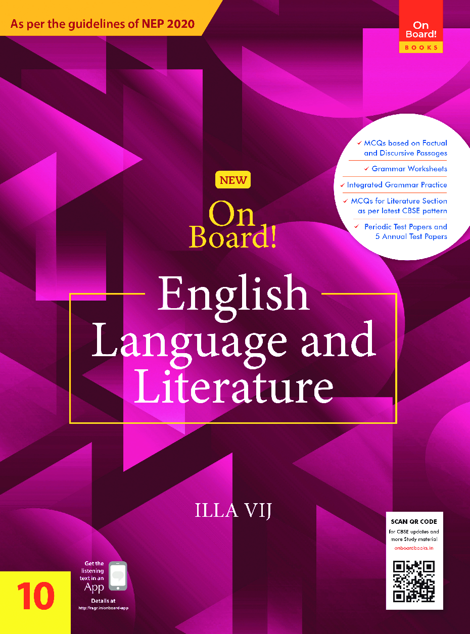 NEW ON BOARD! ENGLISH LANGUAGE AND LITERATURE 10 - Page 1