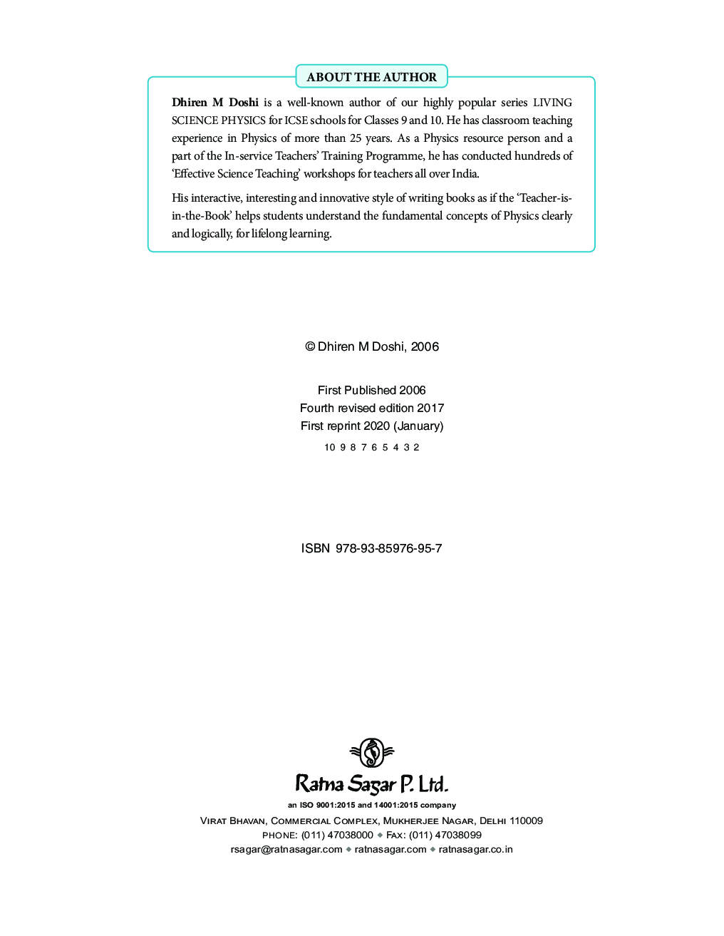 ICSE Living Science Physics Class X - Page 3