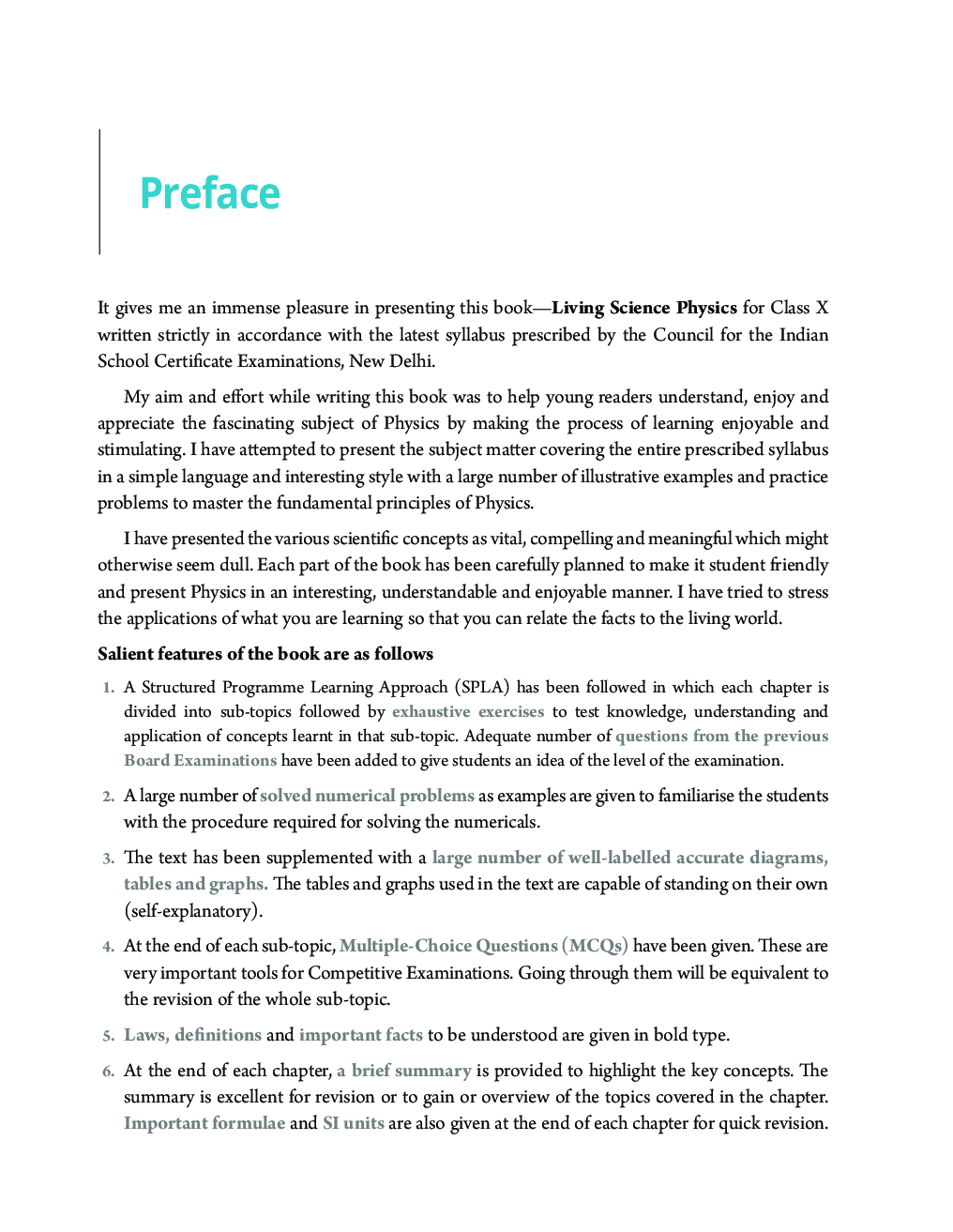 ICSE Living Science Physics Class X - Page 4