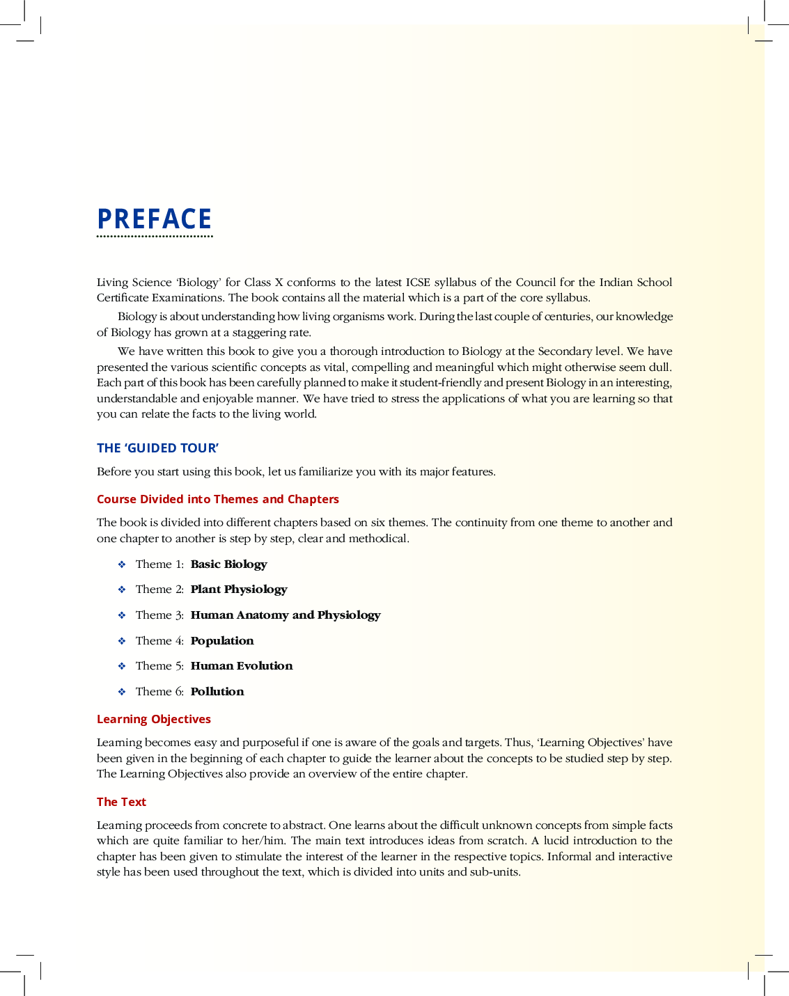 CBSE Living Science Biology Class X (2022 Edition) - Page 4