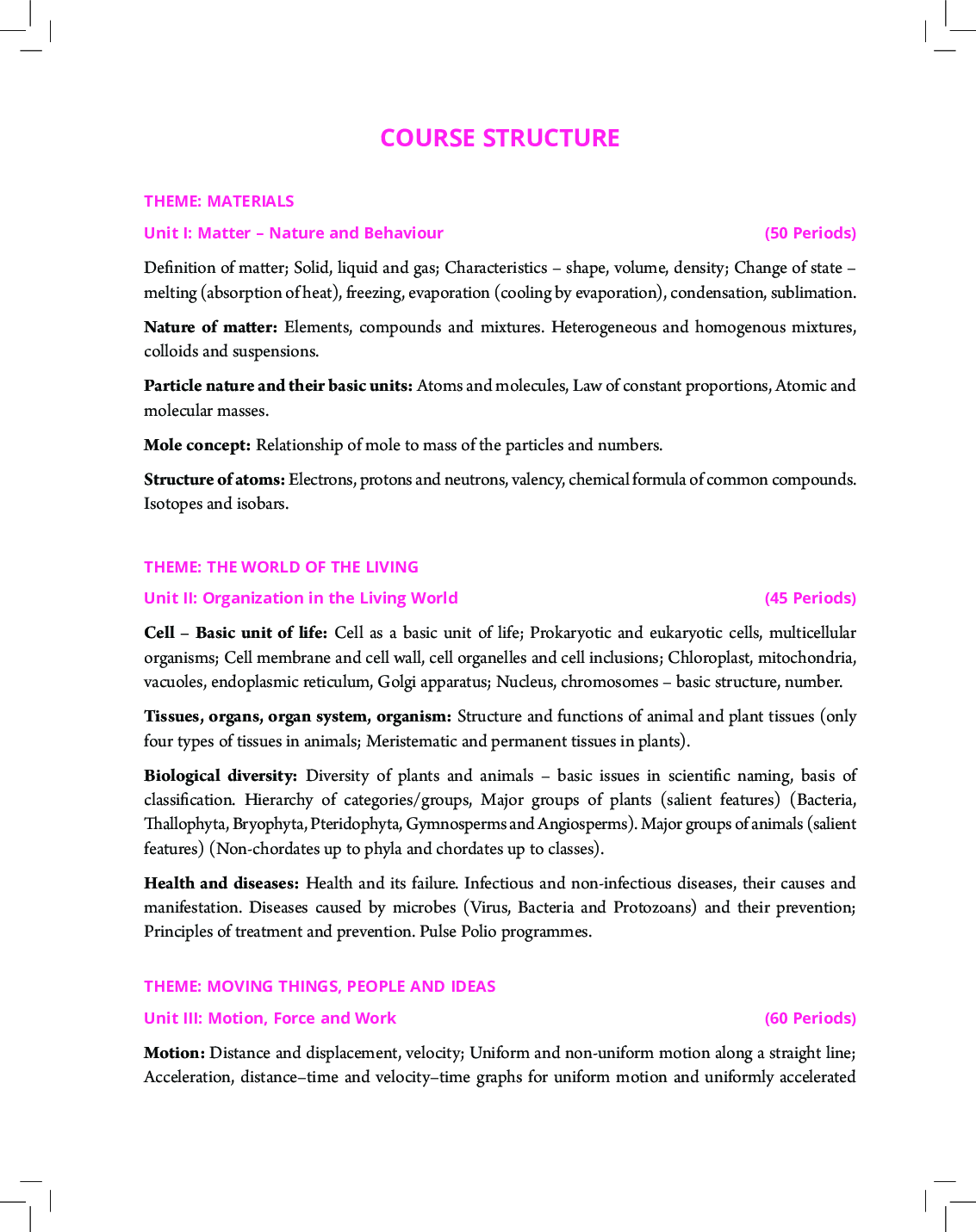 CBSE Living Science Chemistry Class IX (2022 Edition) - Page 5