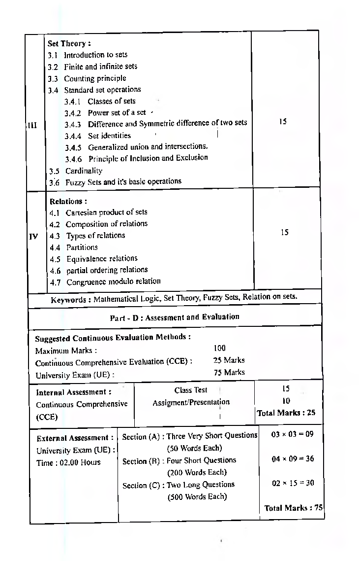 Mathematical Logic & Sets First Year: Elective - Page 5