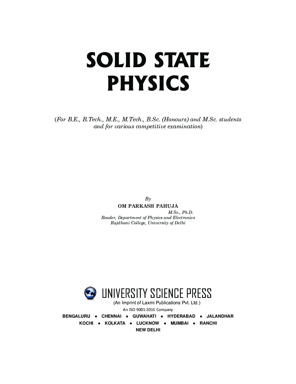 Solid State Physics - Page 4