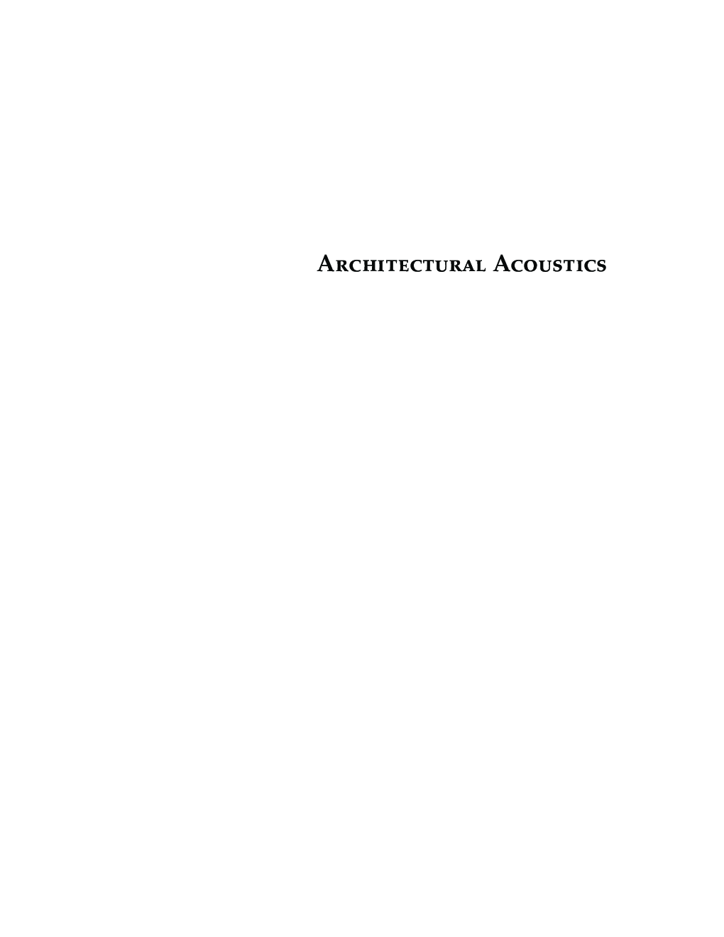 Architectural Acoustics - Page 2