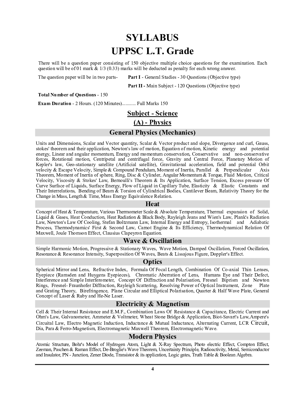TGT/PGT/LT Science Physics Vol-1 Chapterwise Solved Papers 2022-23 - Page 5
