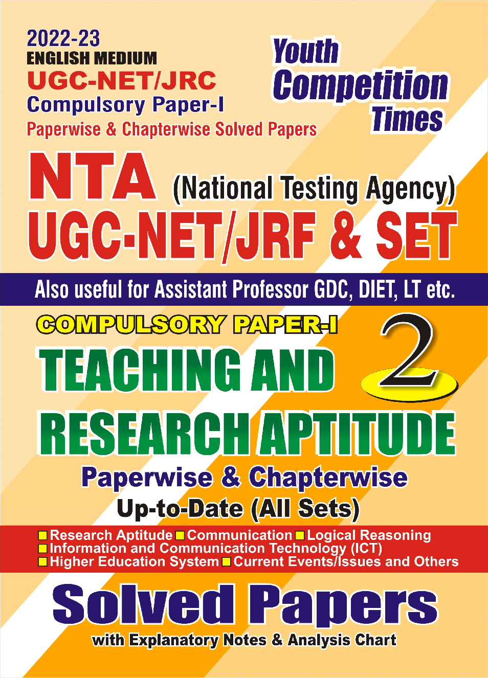 NTA UGC-NET/JRF Teaching and Research Aptitude Chapterwise Solved Paper Vol.-2 2022-23 - Page 1