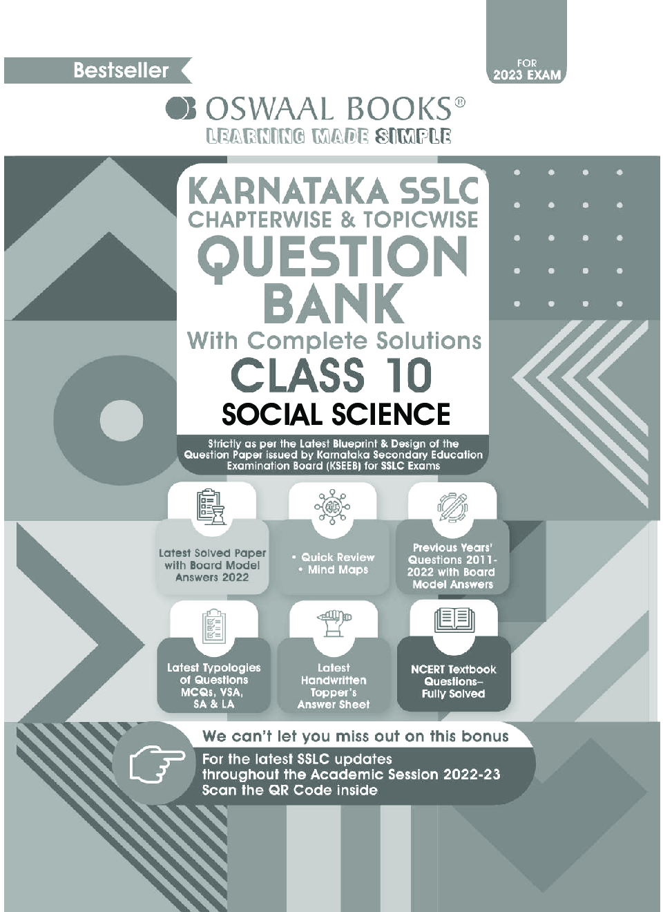 Download Oswaal Karnataka SSLC Question Bank Class 10 Social Science Book Chapterwise 
