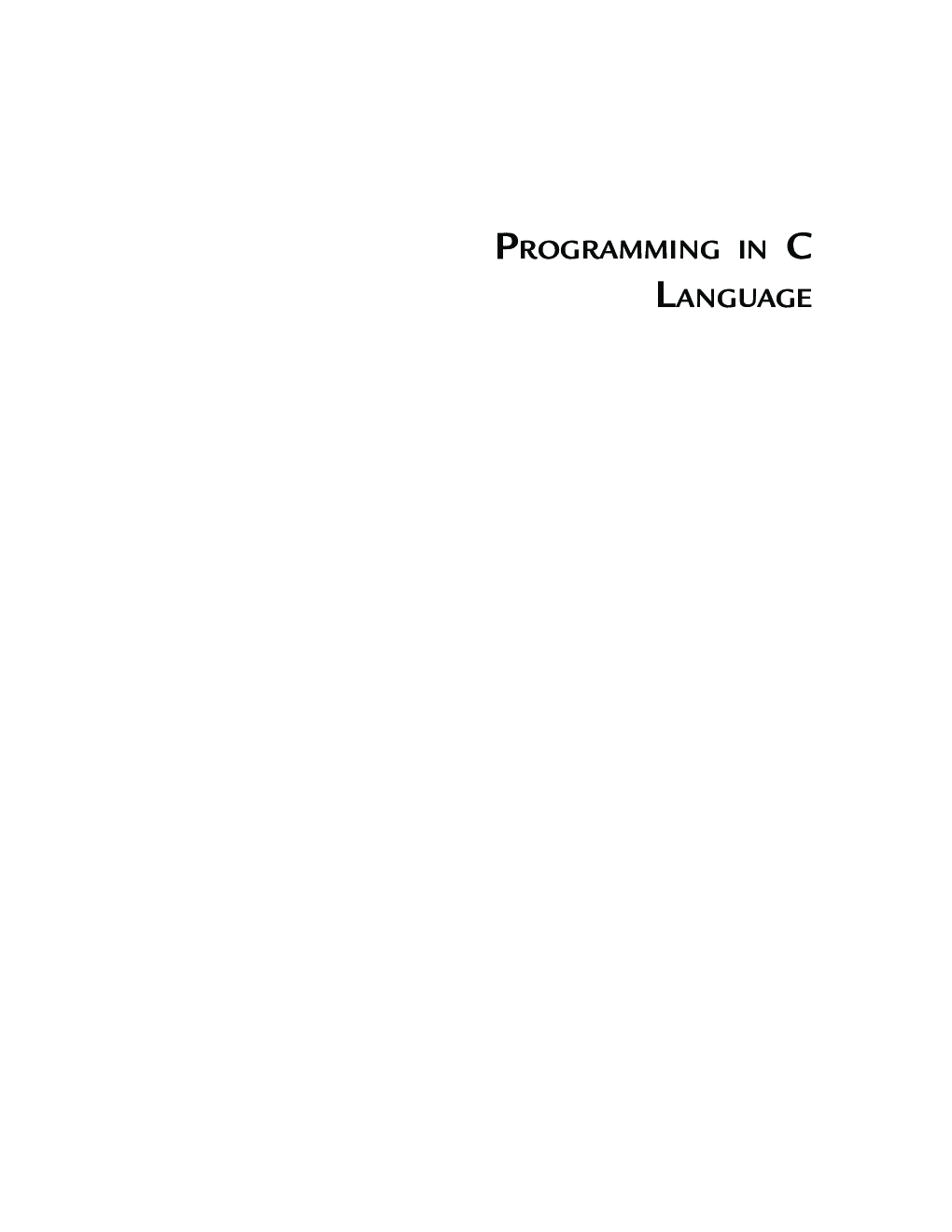 Programming in C Language - Page 2