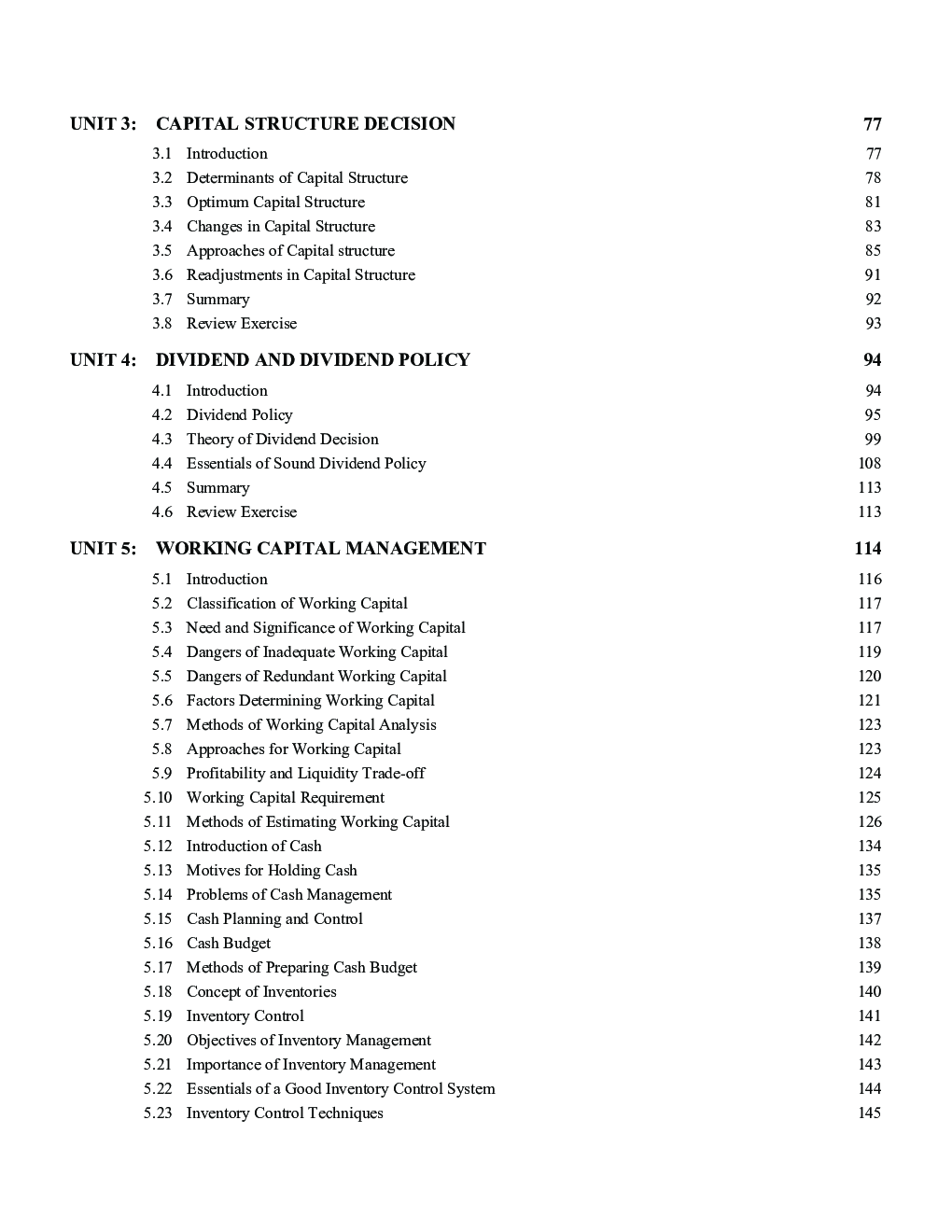 Financial Management (For BBA Students) - Page 5