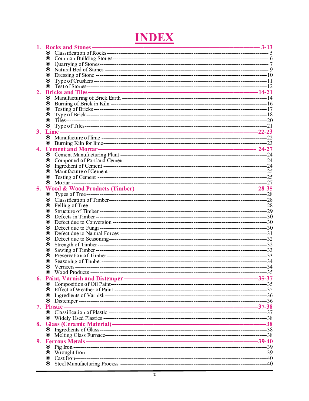 JE SSC/DDA/UPSSSC/UPPCL/DSSSB Civil Engineering Pictorial Booklet Vol.-1 2022-23 - Page 3