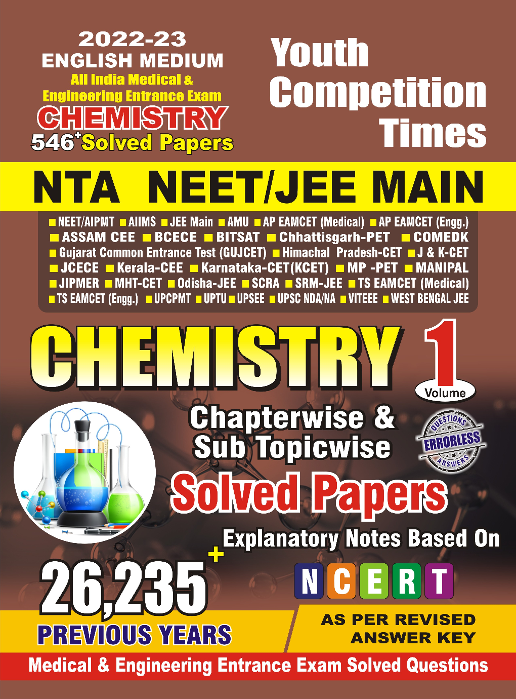NTA NEET/JEE MAIN Chemistry Vol.-1 Chapterwise Solved Papers 2022-23 - Page 1