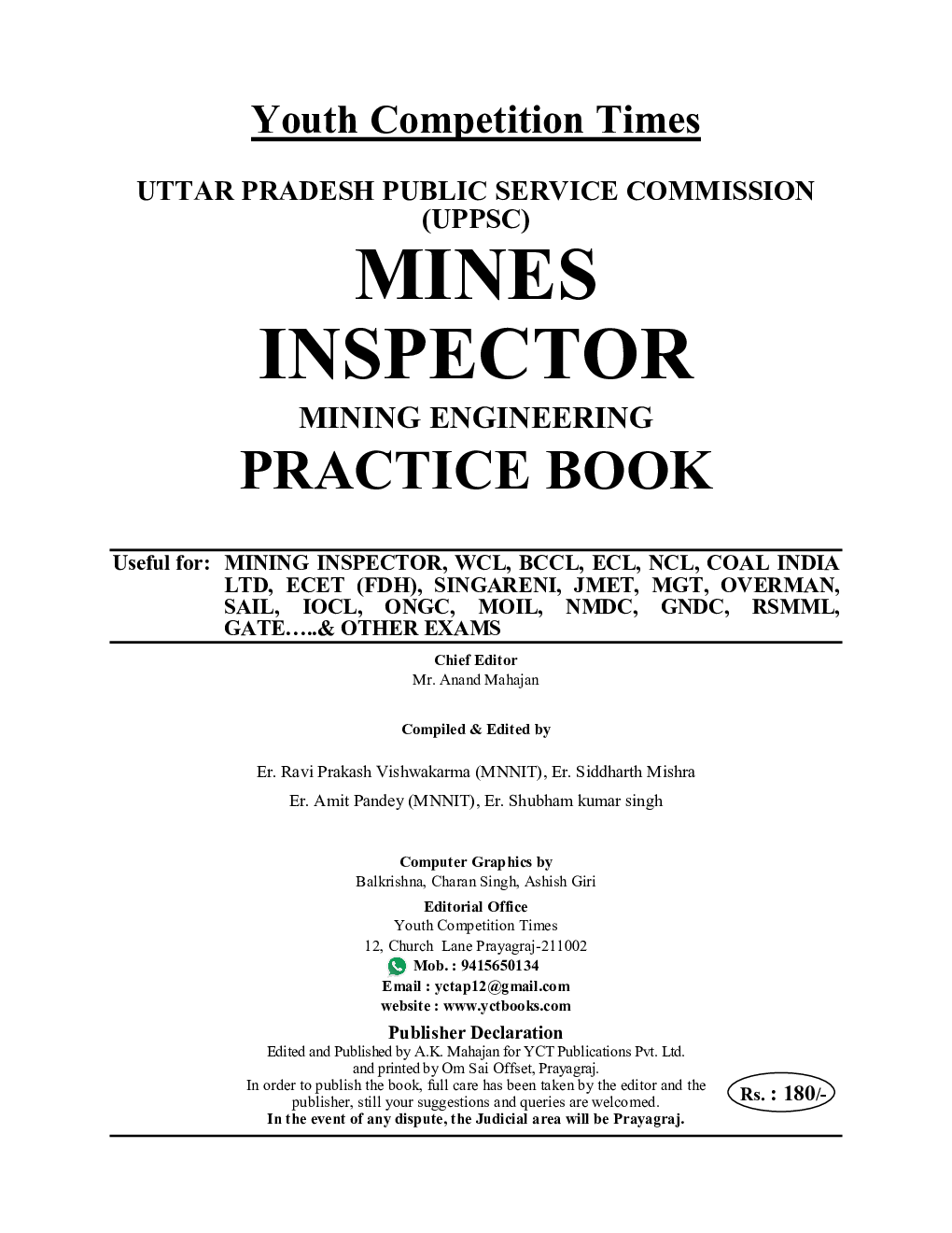 UPPSC Mines Inspector Mining Engineering Practice Book 2022-23 - Page 2