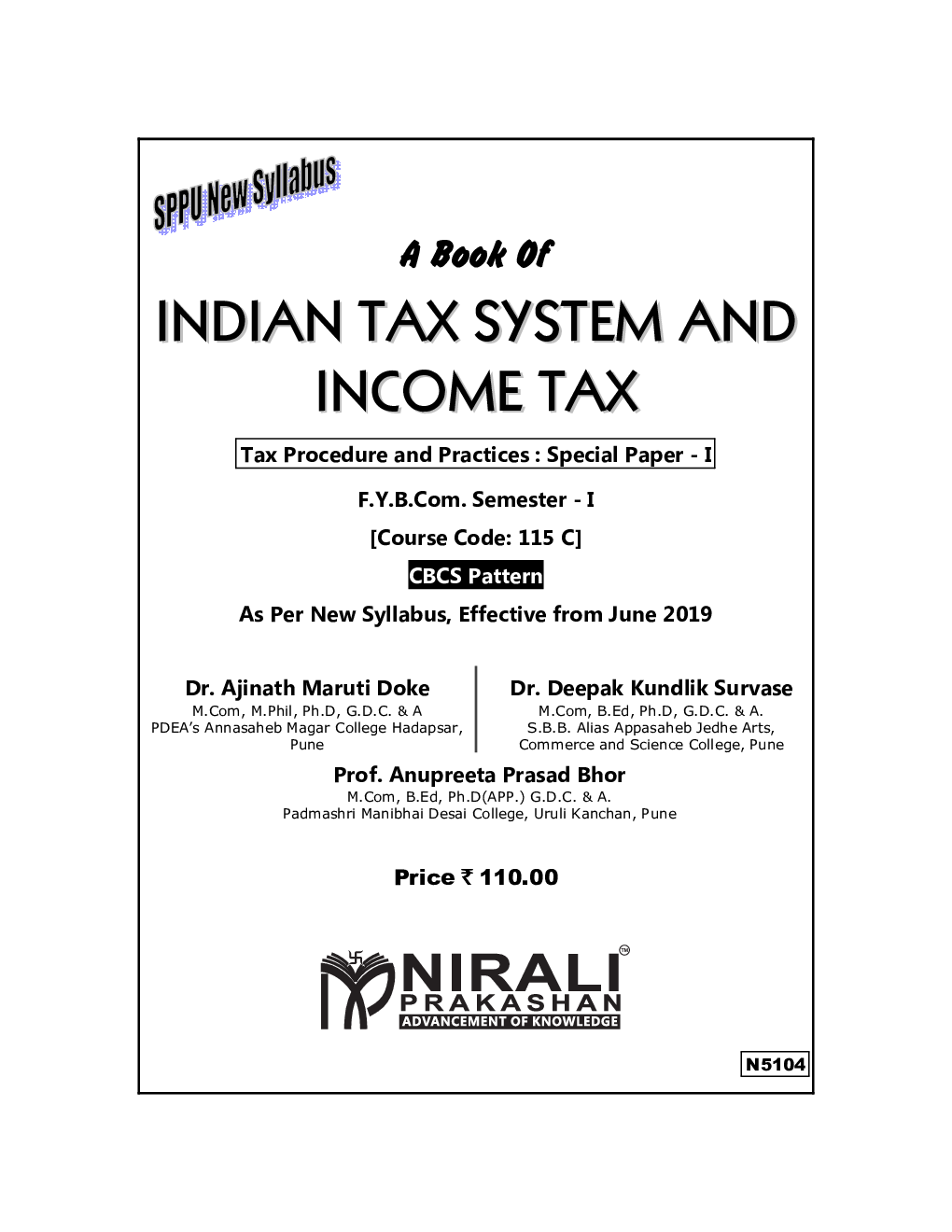 Indian Tax System & Income Tax - Page 2