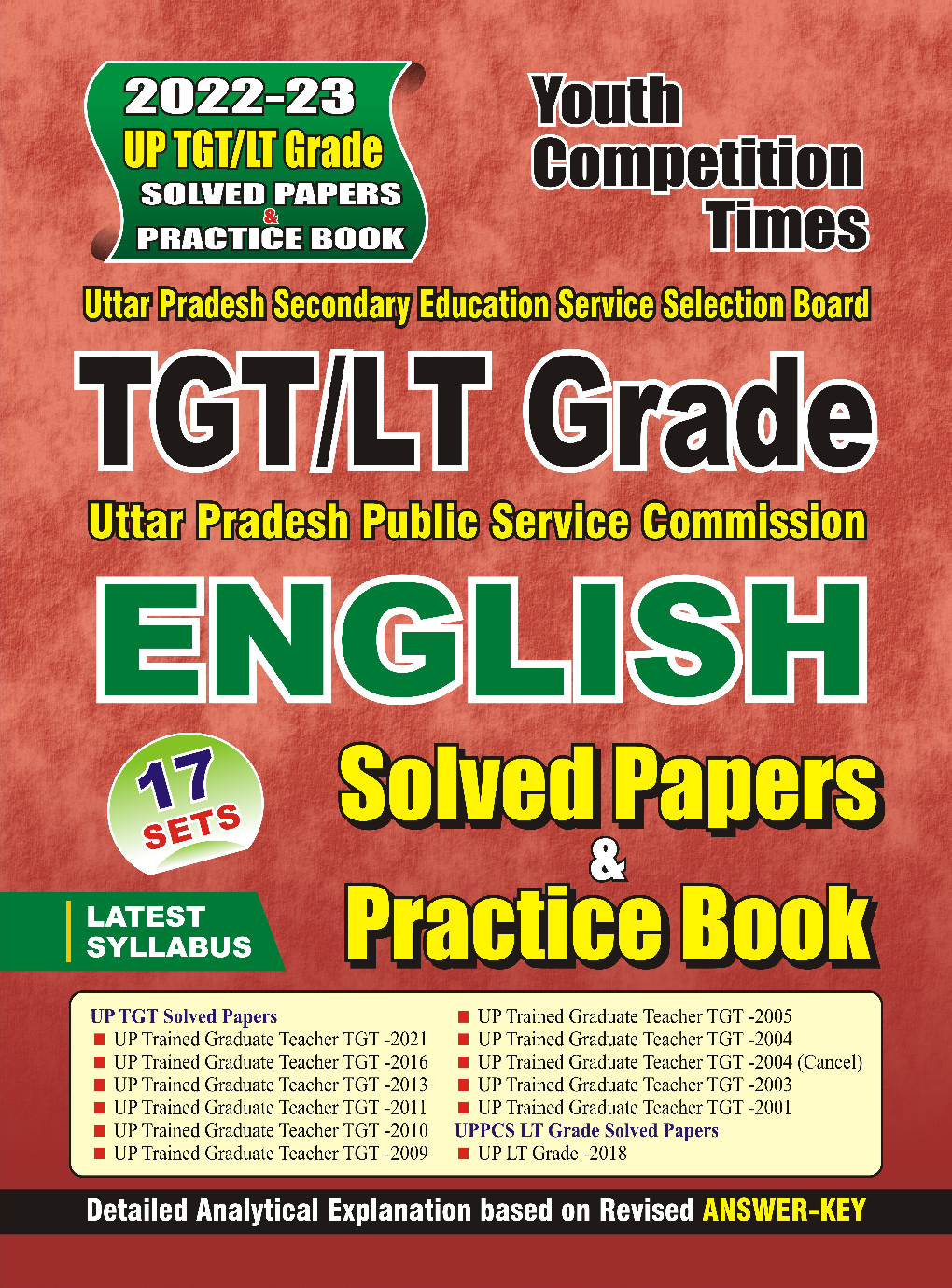 TGT/LT Grade English Solved Papers And Practice Book 2022-23 - Page 1