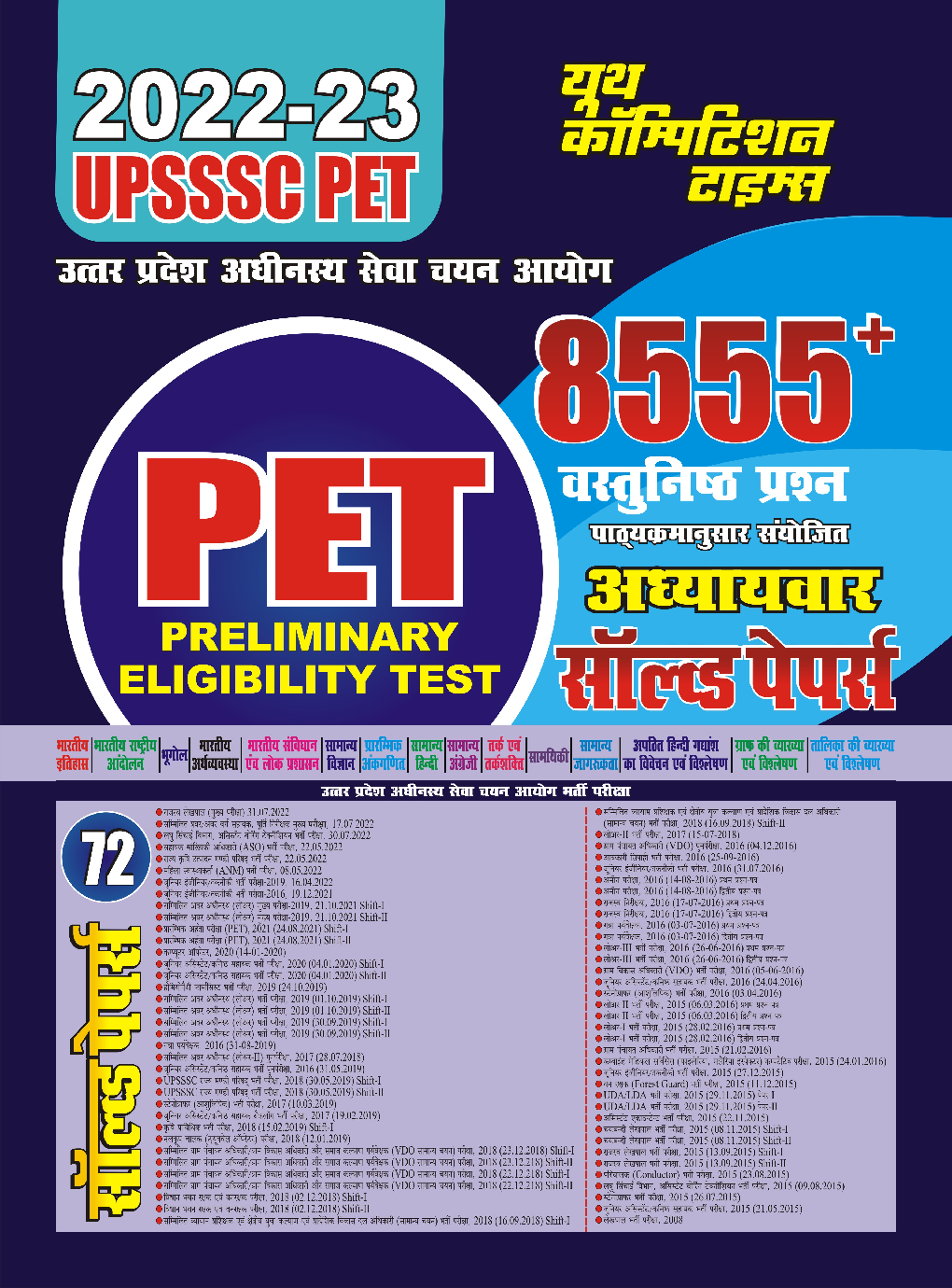 UPSSSC PET सामान्य ज्ञान अध्यायवार साल्व्ड पेपर्स 2022-23 - Page 1