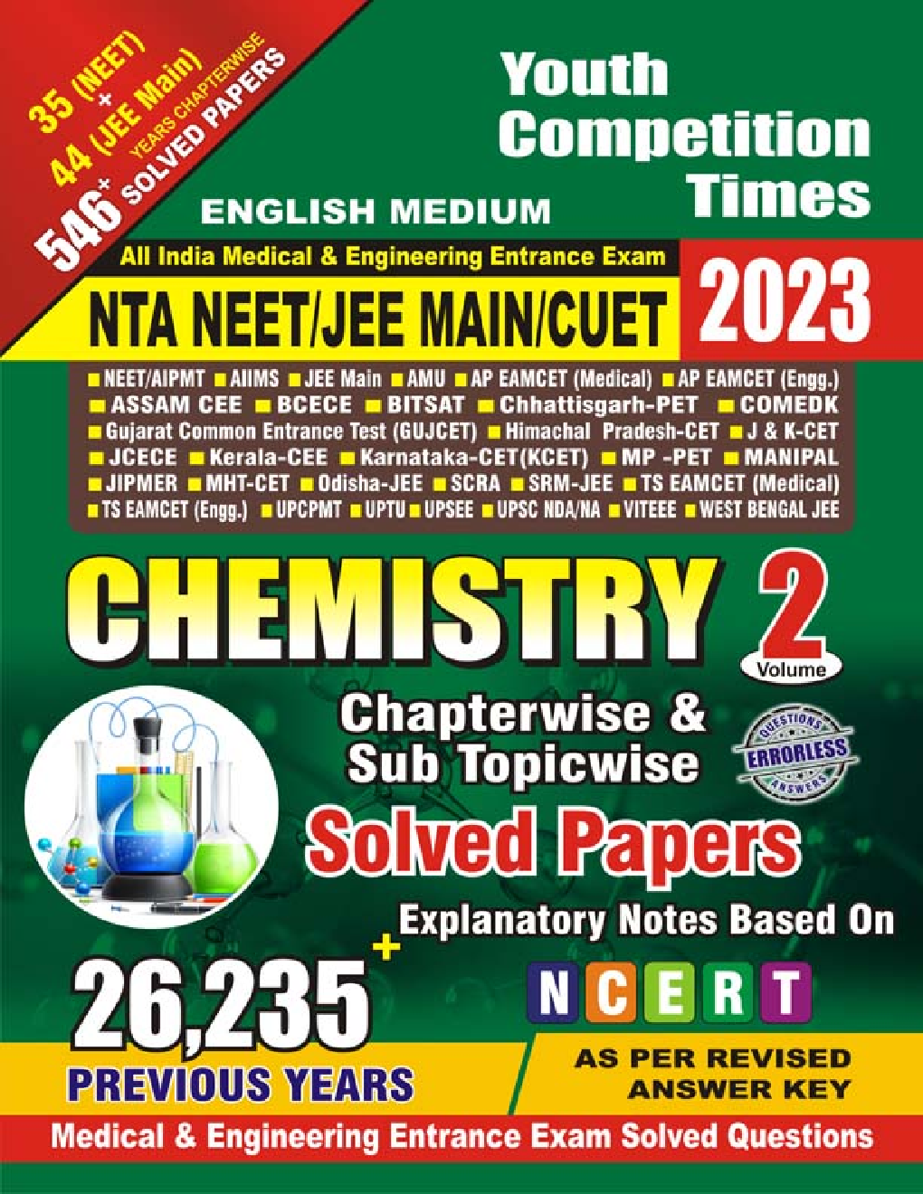 NEET/JEE (Main) Chemistry Volume-II Previous Year Chapterwise Objective Solved Papers 2022-23 - Page 1