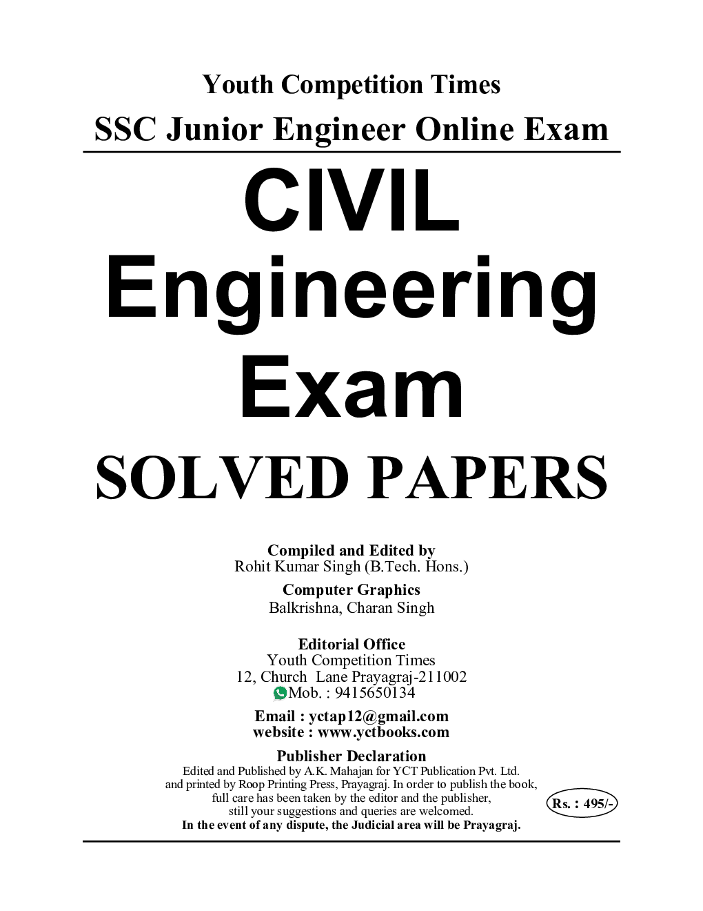 SSC JE Civil Engineering Yearwise Previous Year Solved Papers 2022-23 - Page 2