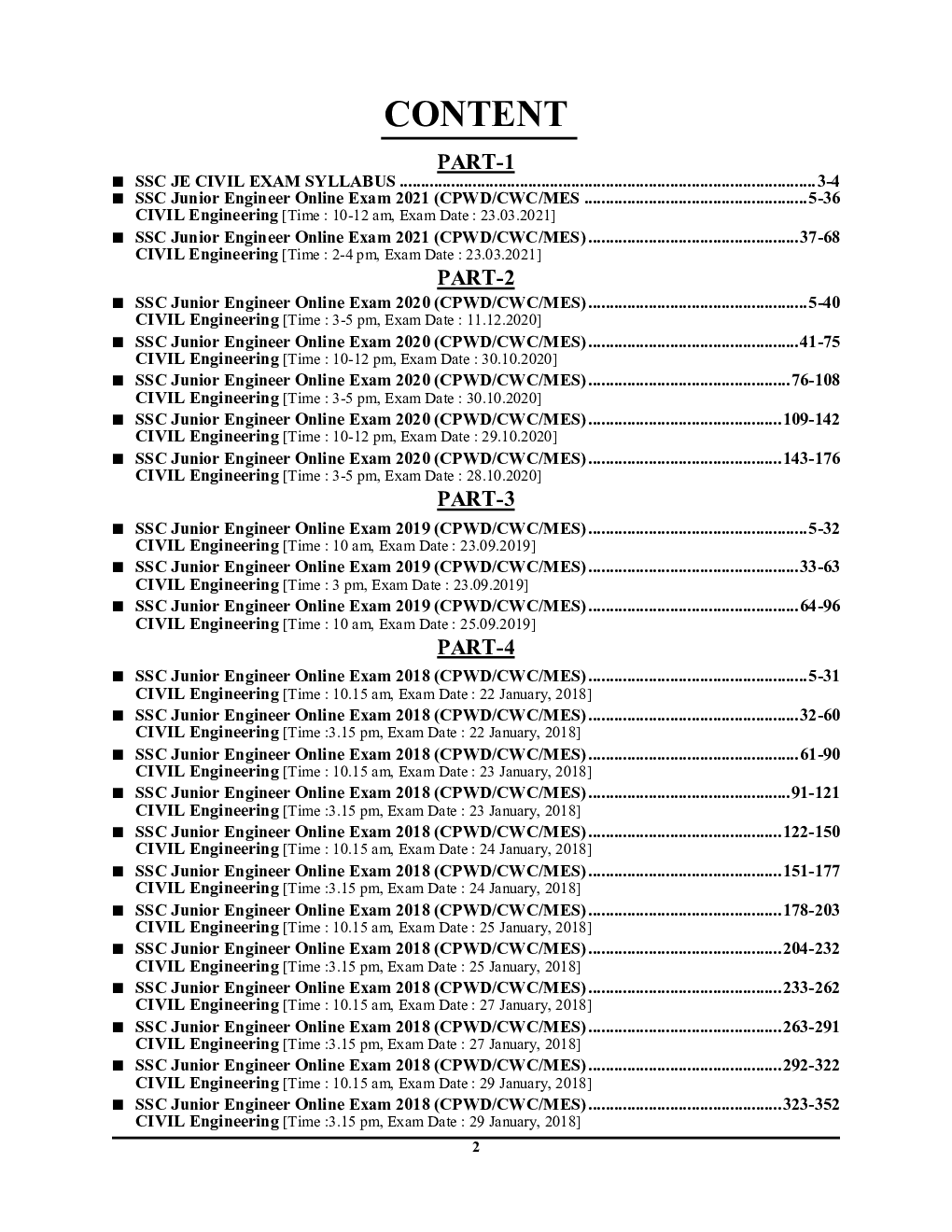 SSC JE Civil Engineering Yearwise Previous Year Solved Papers 2022-23 - Page 3