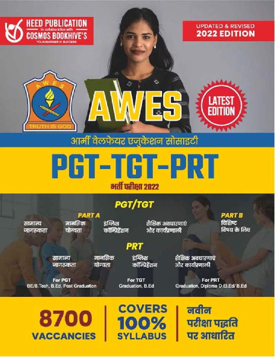 AWES PGT, TGT & PRT Exam - Hindi - Page 1