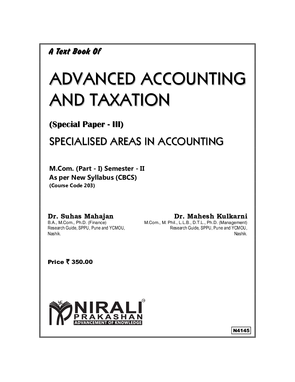 Advanced Accounting And Taxation (Sem-II) - Page 2