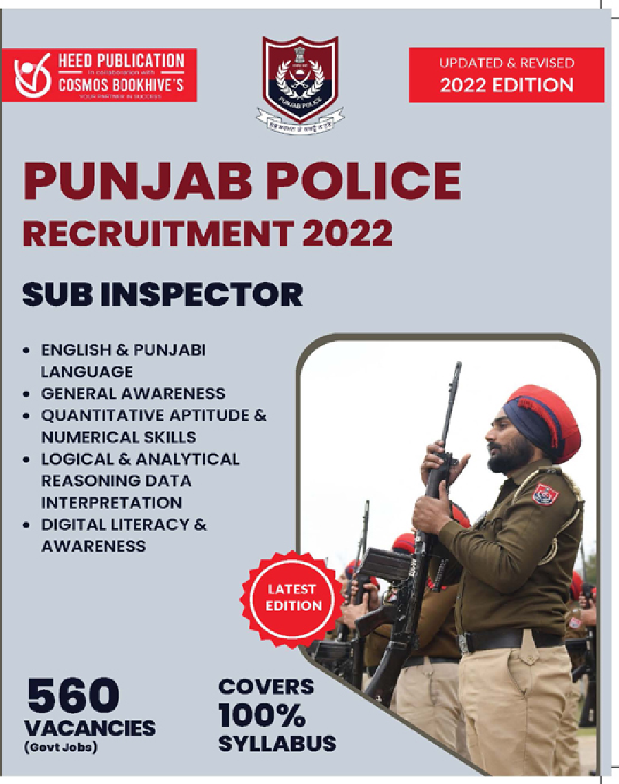 Punjab Police Sub-Inspector Recruitment Exam 2022 - Page 1