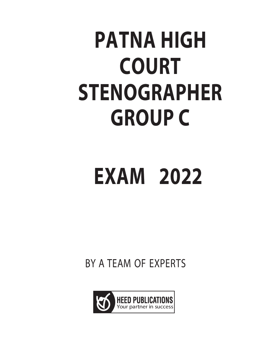 Patna High Court Stenographer- Englishi - Page 2