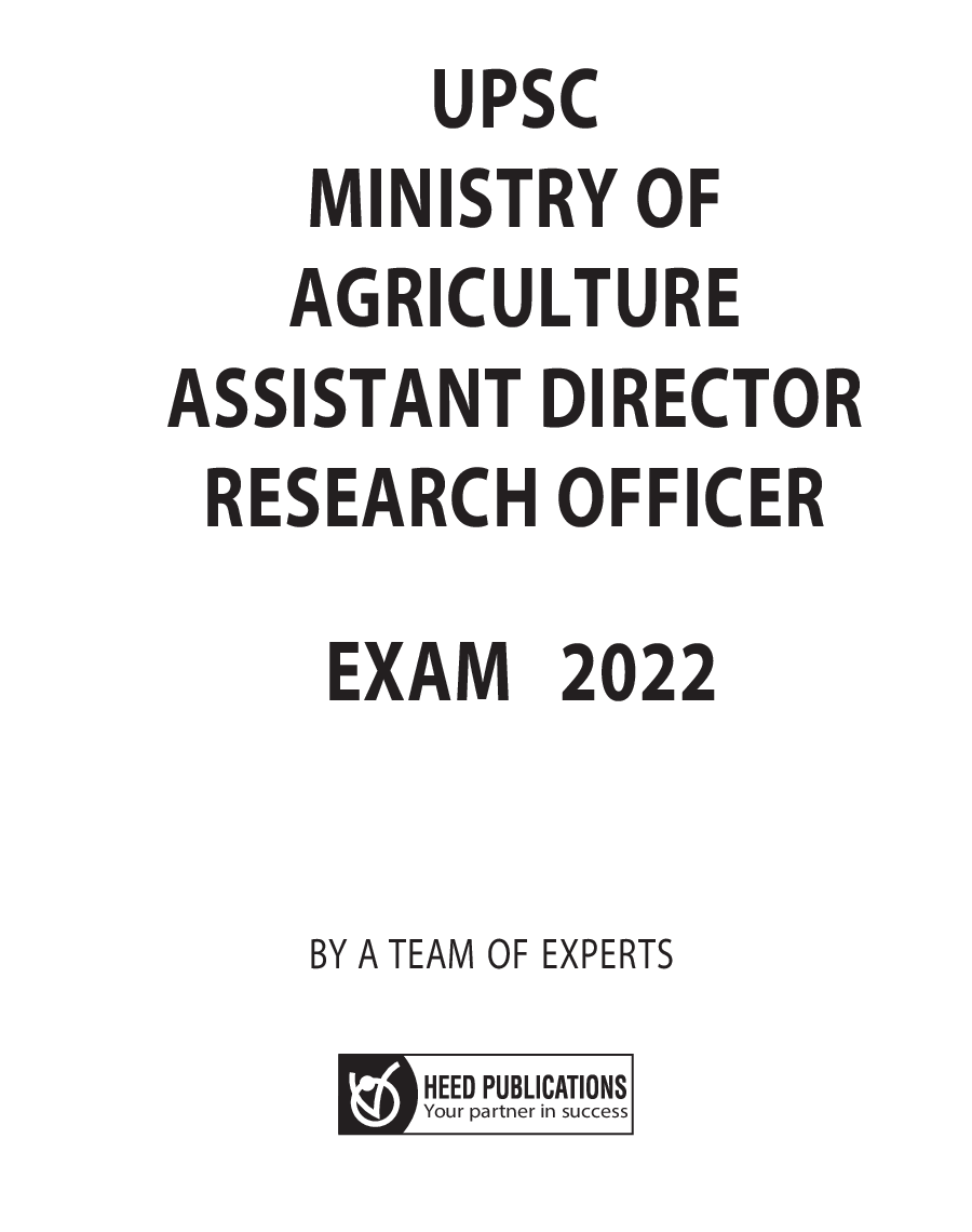 UPSC Assistant Director, Research Officer (Senior Grade) Exam - Page 2