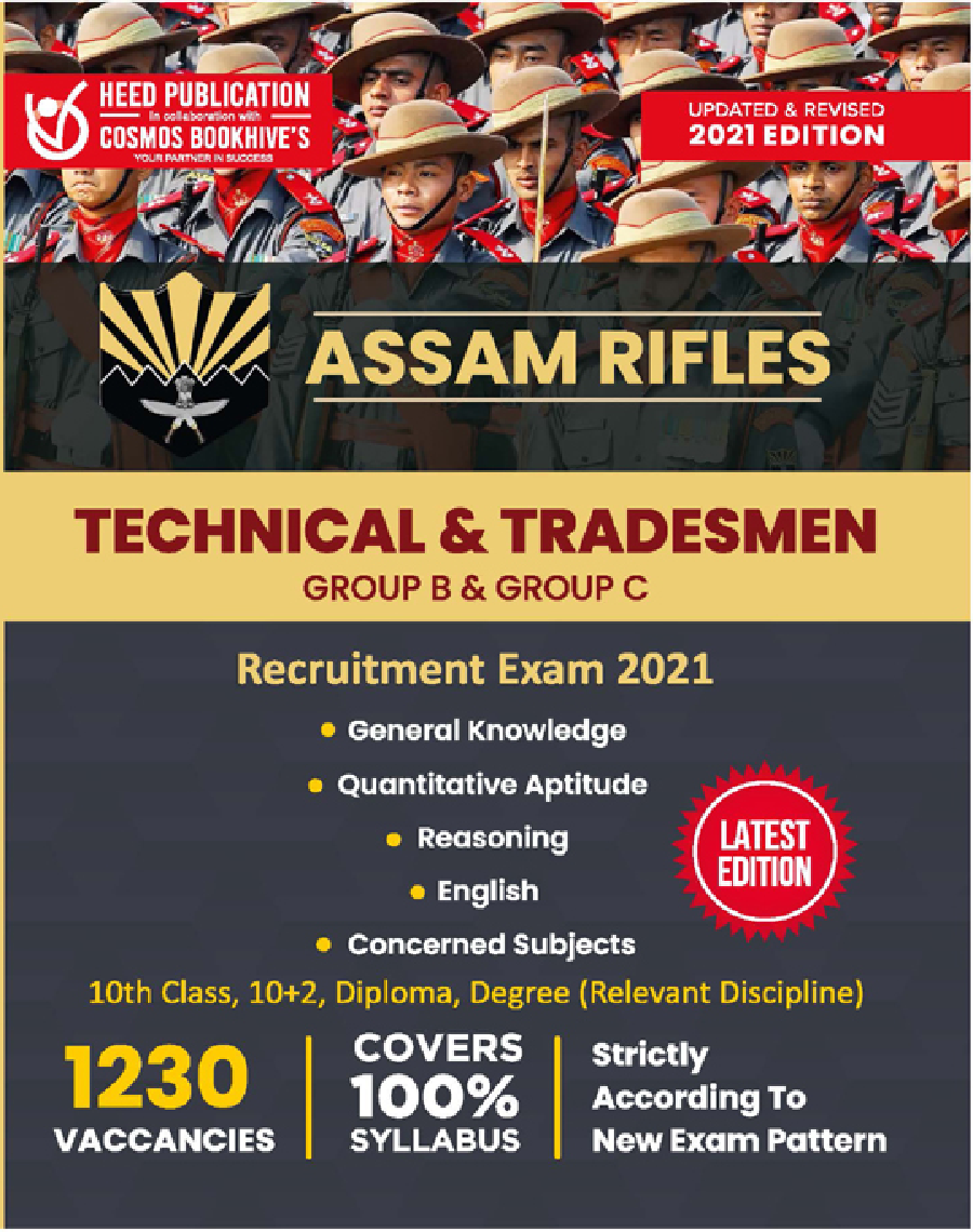 Assam Rifles Technical And Tradesmen (Group B & Group C) Exam - Page 1