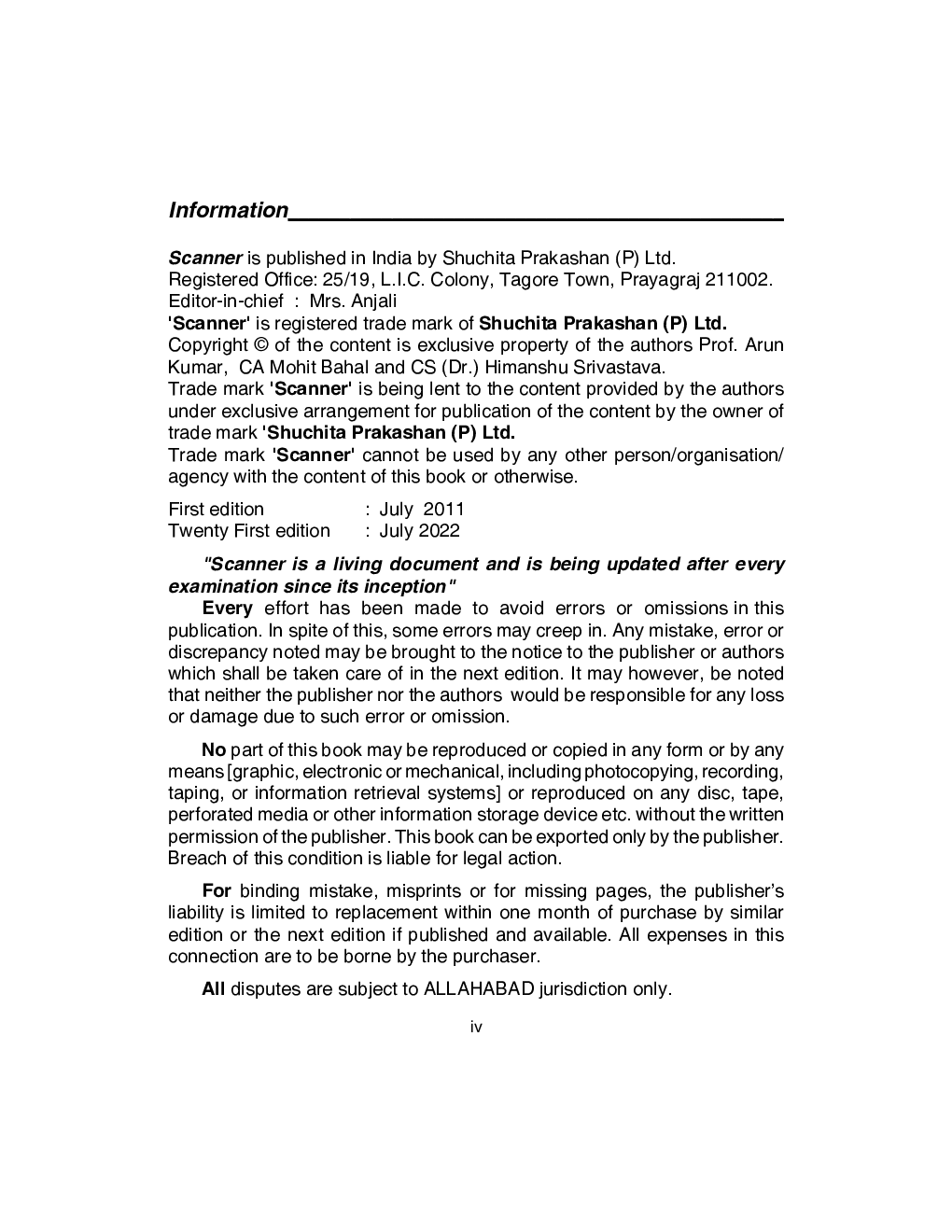 Shuchita Scanner CMA Final Group - III (2016 Syllabus) Paper-15 Strategic Cost Management Decision making - Page 5