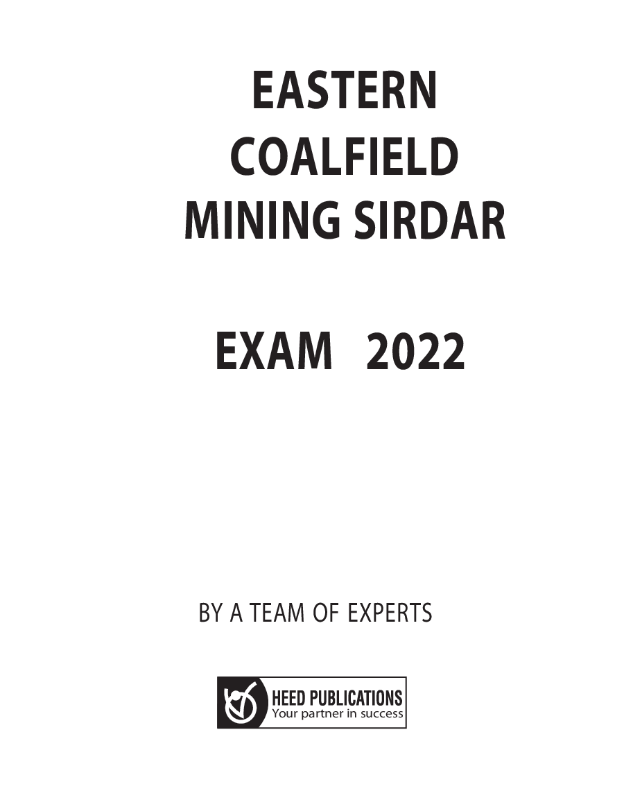 Eastern Coalfields Ltd Mining Sirdar - English - Page 2