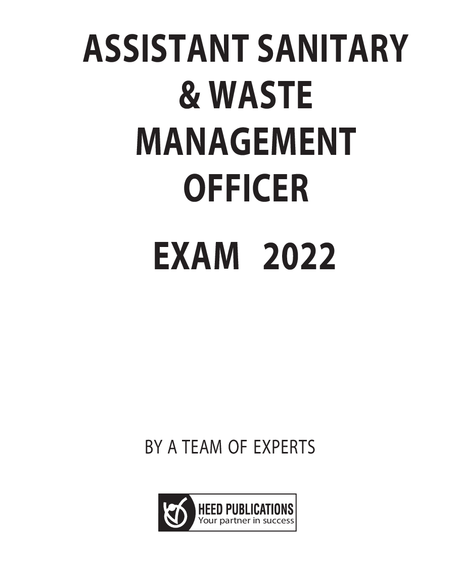 Download Assistant Sanitary & Waste Management Officer by Heed