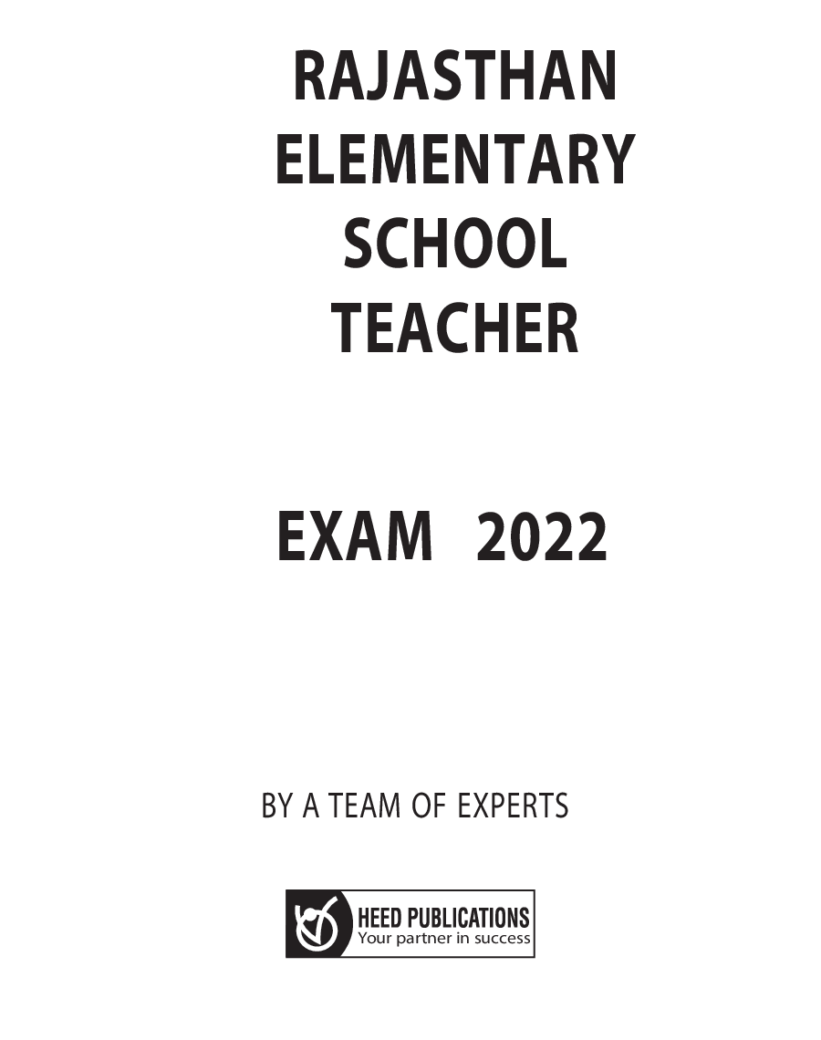 Rajasthan Elementary school teachers English - Page 2