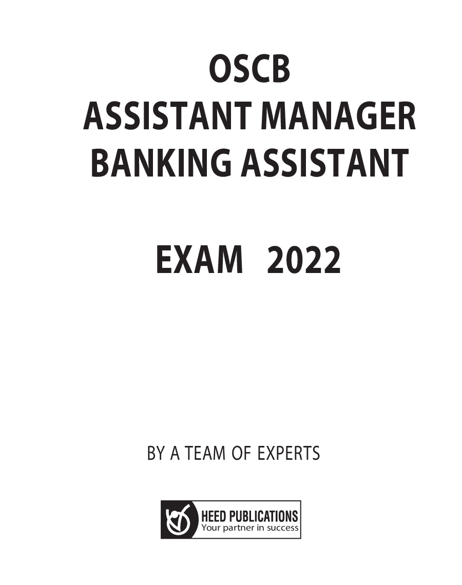 OSCB Assistant Manager, Banking Assistant Recruitment Exam - Page 2