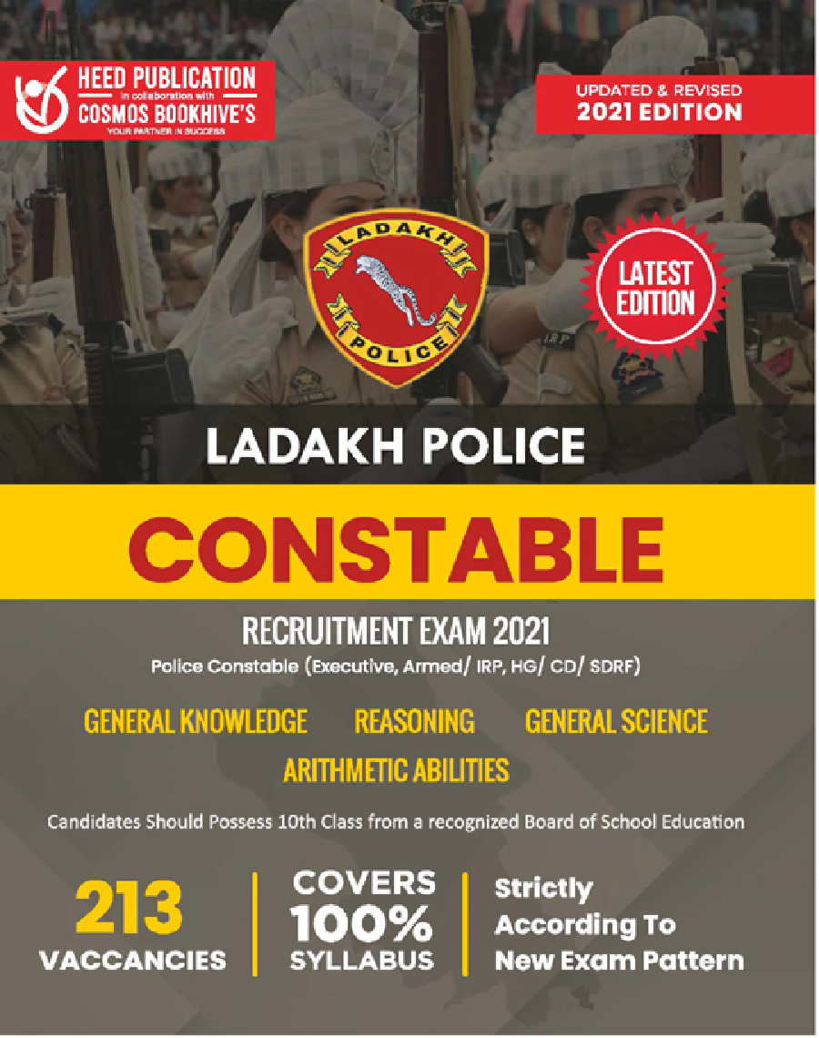 Ladakh Police Constable Recruitment Exam - Page 1