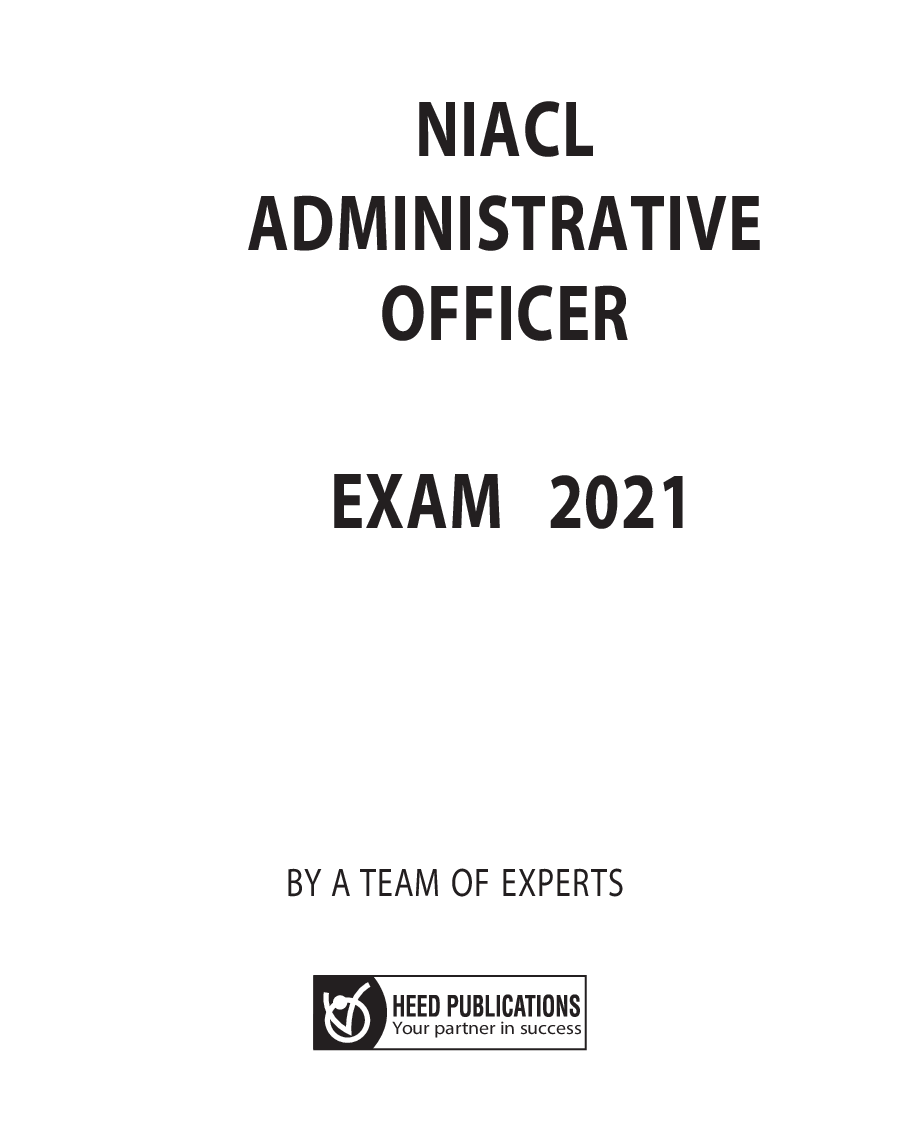 NIACL - Administrative Officer (Generalist) (Scale I) - Page 2