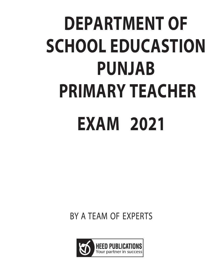 Department Of School Education Punjab (India) - Pre Primary Teacher - Page 2