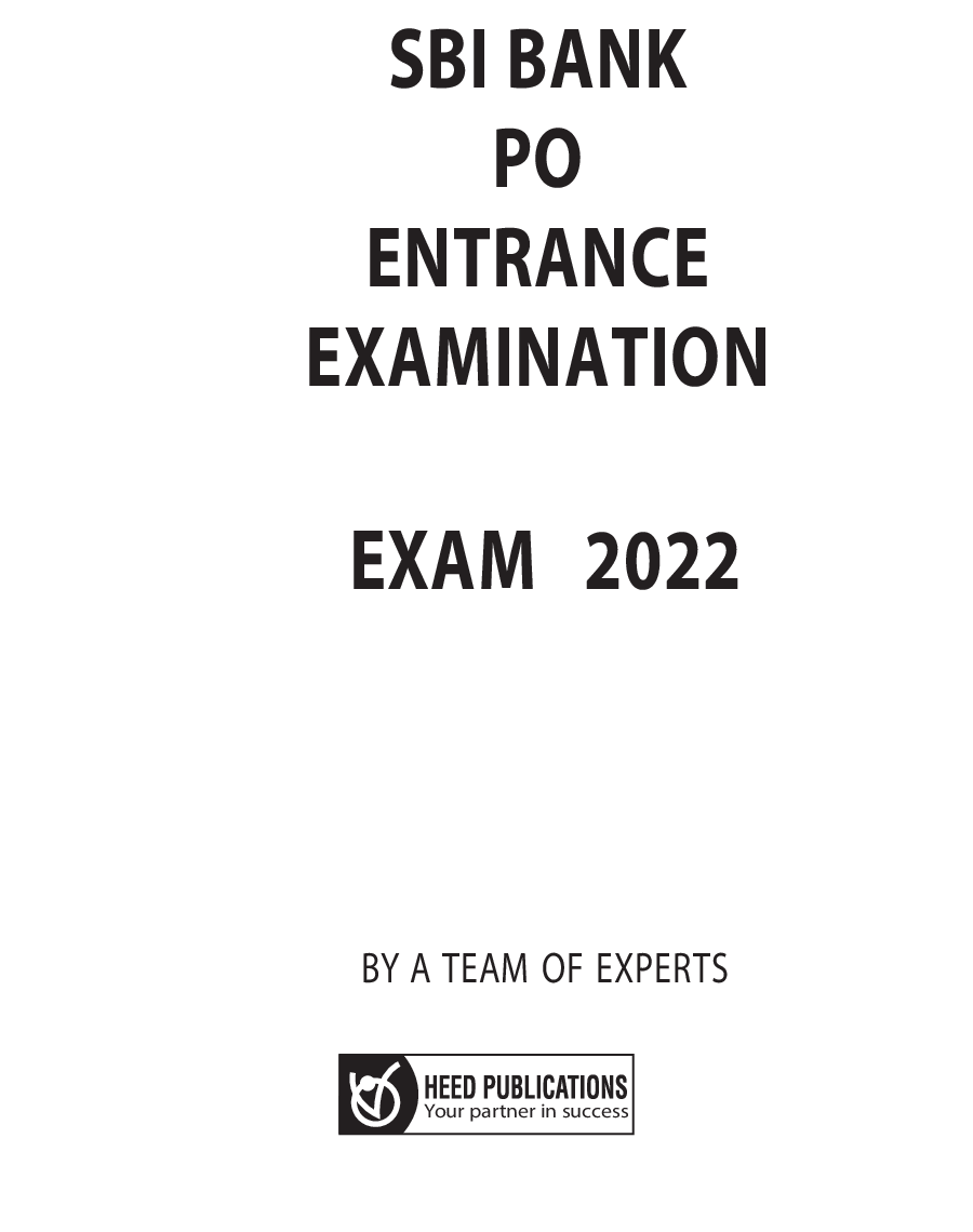 SBI Bank PO - Probationary Officer Prelims Exam - Page 2