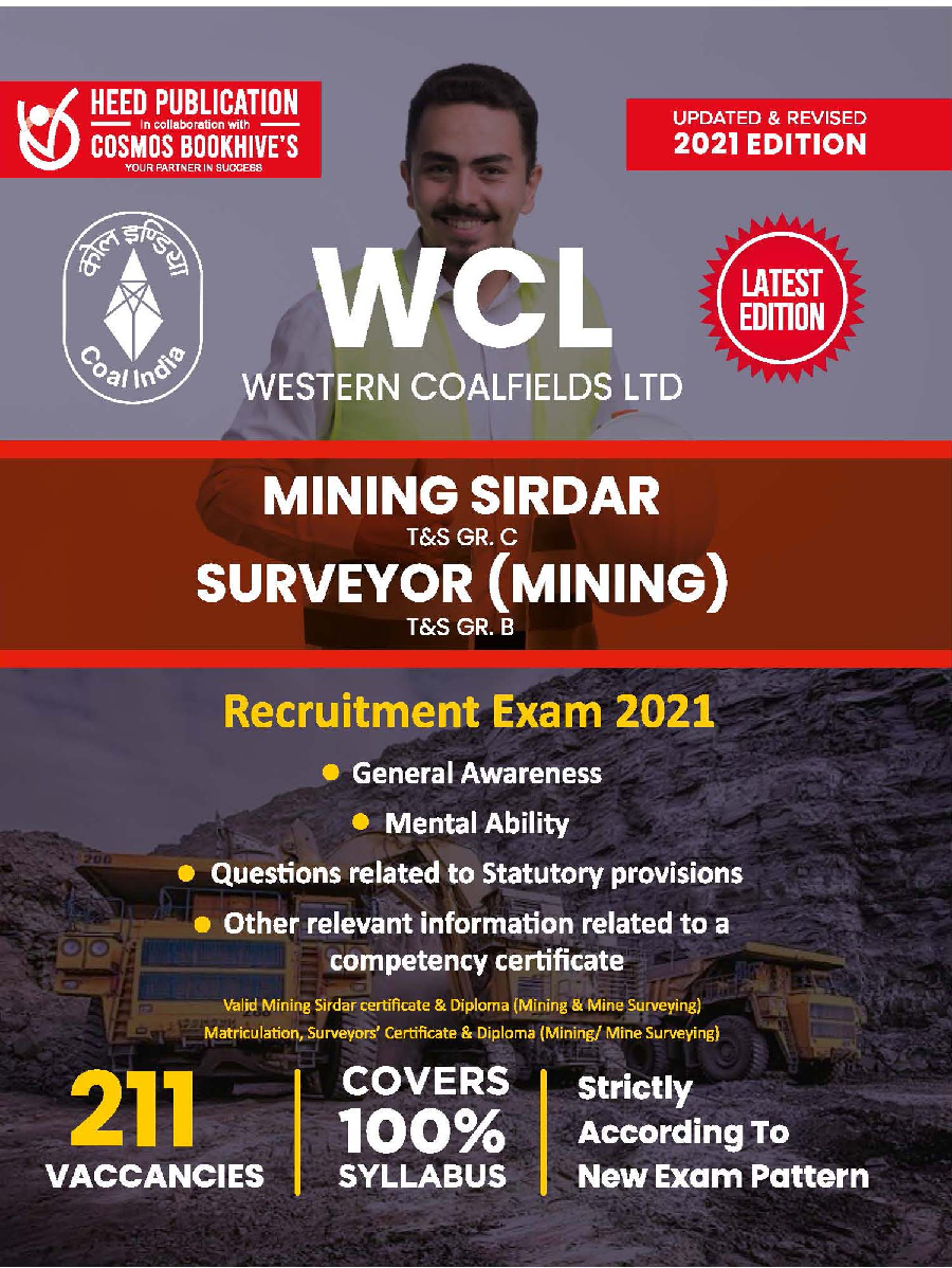 WCL Mining Sirdar & Surveyor Recruitment Exam 2021 - Page 1