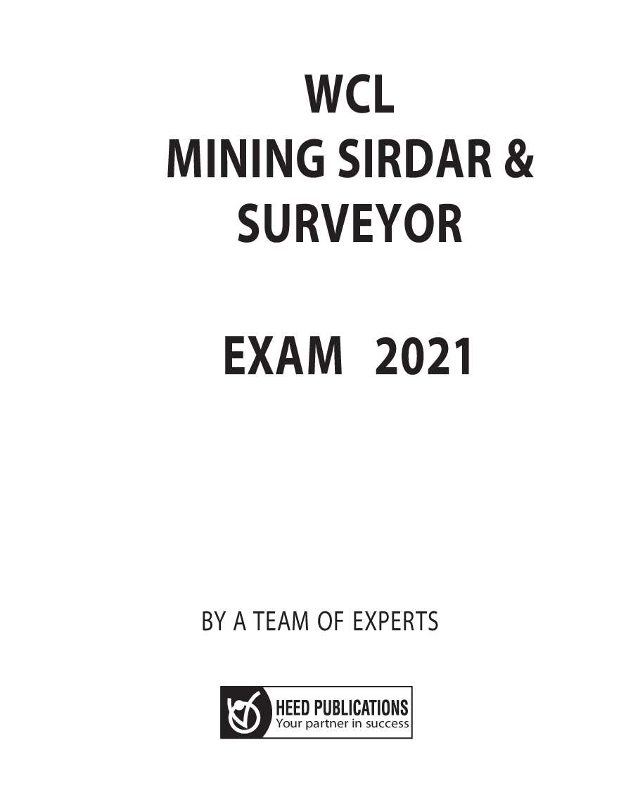 WCL Mining Sirdar & Surveyor Recruitment Exam 2021 - Page 2