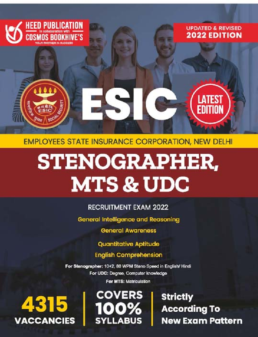 ESIC UDC,steno - Page 1