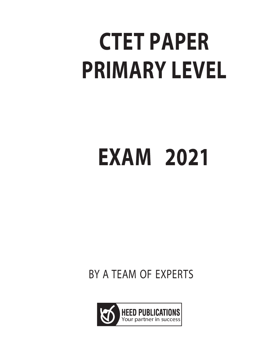 CTET Paper I Primary Level - Page 2