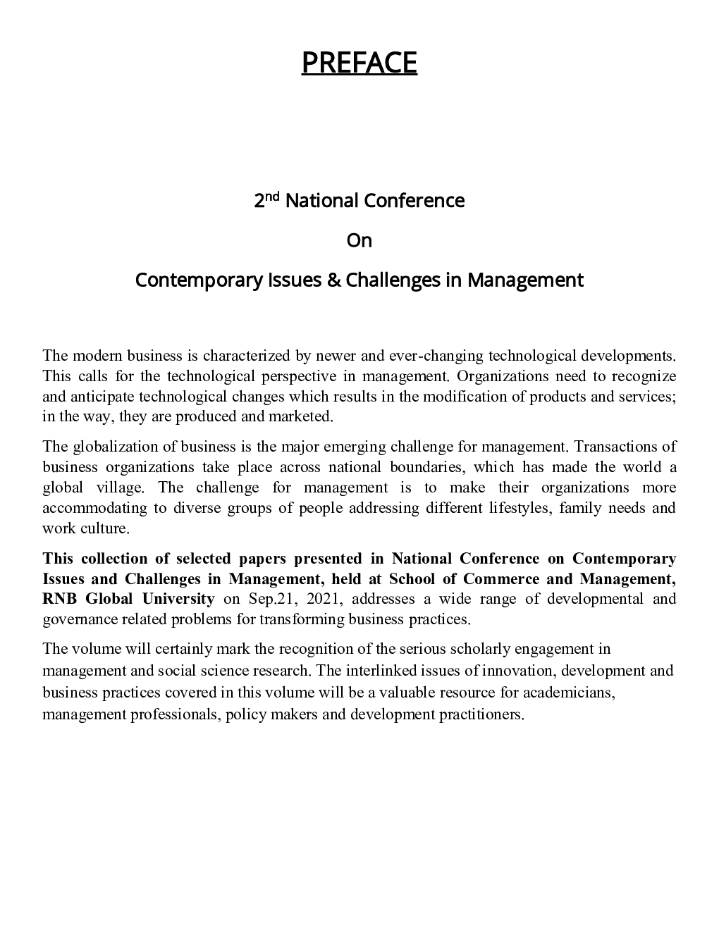 Contemporary Issues And Challenges in Management - Page 4