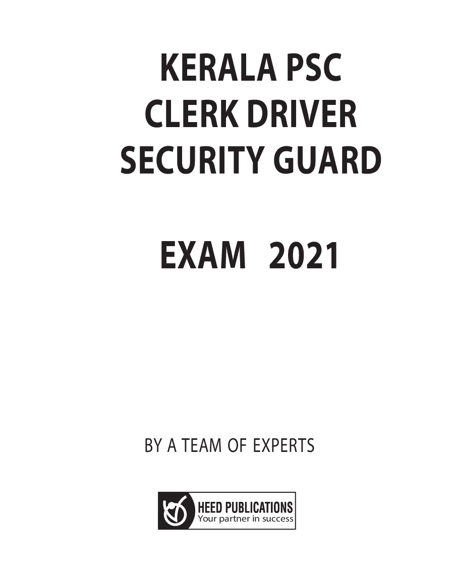 Kerala PSC Clerk Driver - Page 2