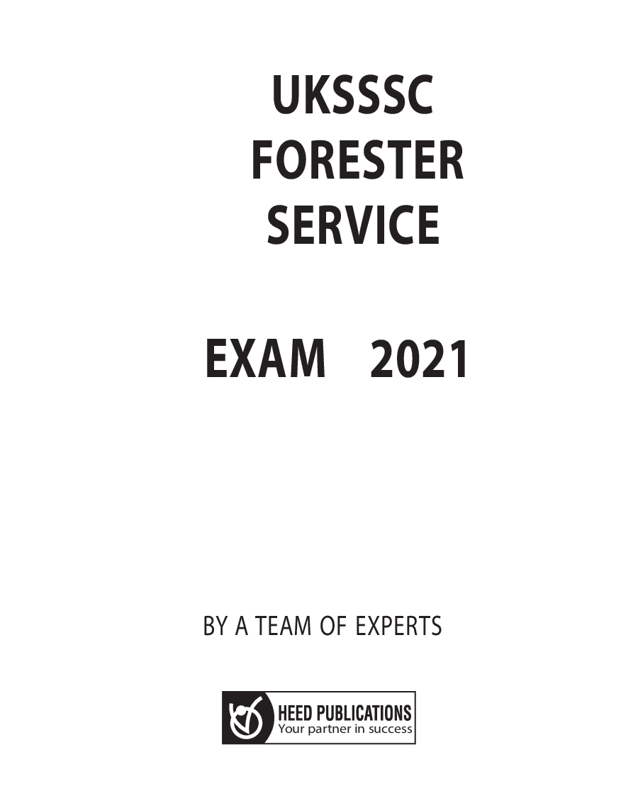 UKSSSC (Forester) Latest Edition 2021 - Page 2