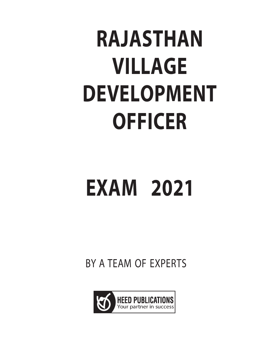 RSMSSB - Village Development Officer Exam 2021 - Page 2