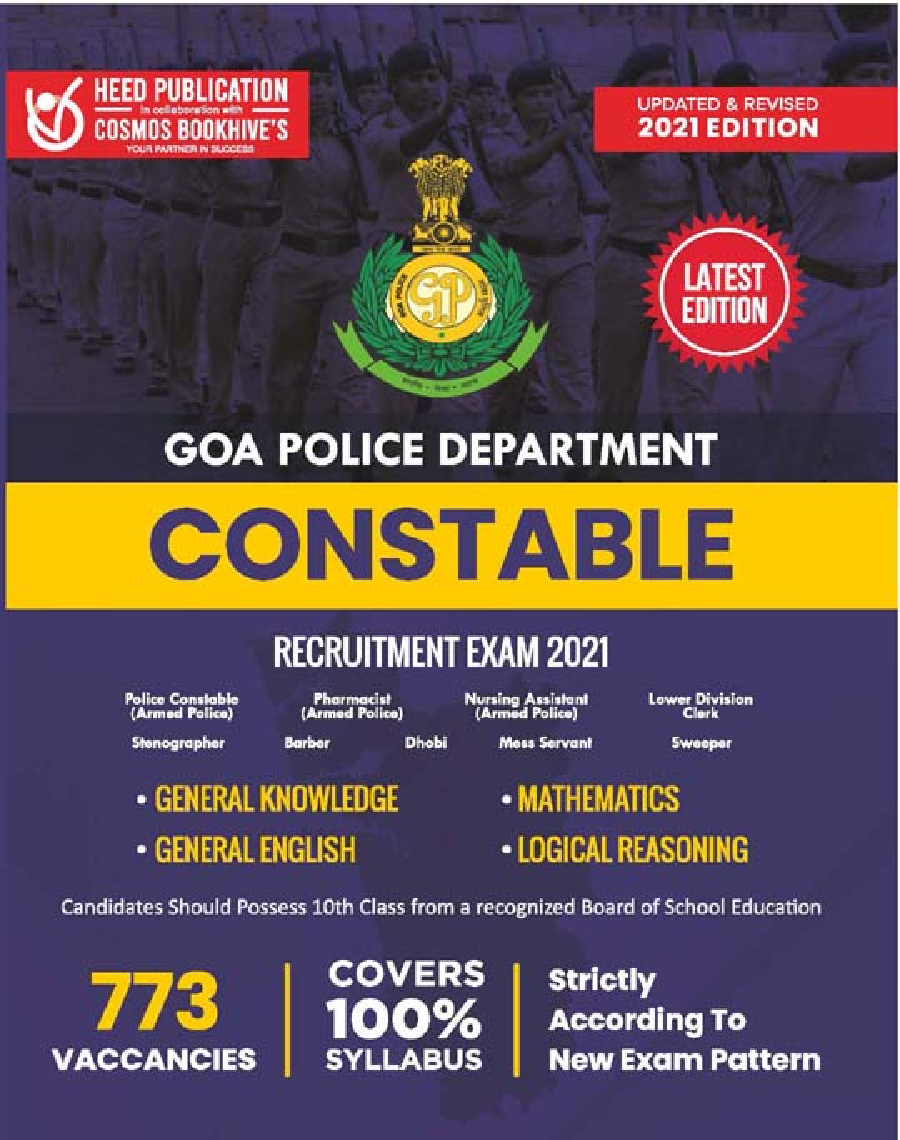 Goa Police Constable Exam 2021 - Page 1
