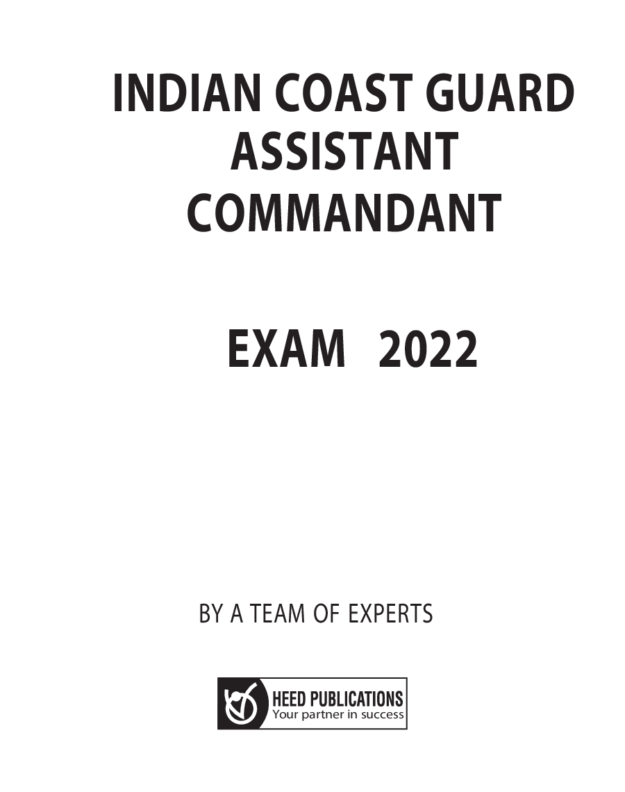 Indian Coast Guard - Assistant Commandant Recruitment Exam - Page 2
